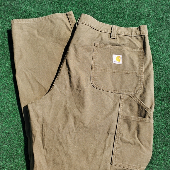 Carhartt 44x32 Rugged Flex Duck Utility Work Pant Moss Green Relaxed Fit BN3279M - Picture 1 of 14